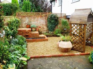 Backyard Design Ideas With Brick