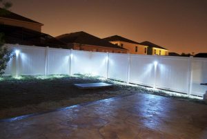 Backyard Lighting Ideas For Fence