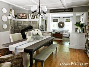 Farmhouse Dining Room Centerpiece