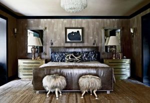 Gold Bedroom Side Tables