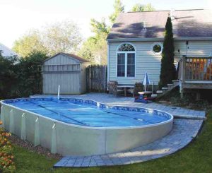 Lovely Above Ground Pool Landscaping