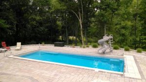 Slide Above Ground Lap Pool