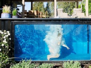 Using Container As Swimming Pool