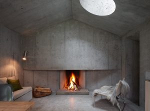 Greates Concrete Fireplace