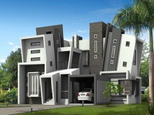 Interesting 3d House Design