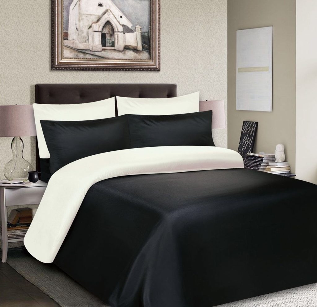 Solid Black And White Bedding — Randolph Indoor and Outdoor Design