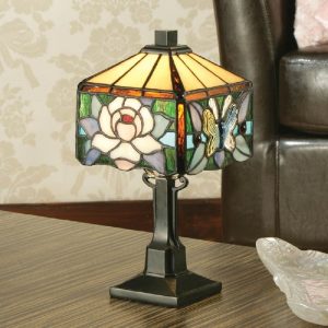 Square Dale Tiffany Table Lamp