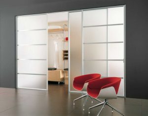 3 Panel Sliding Closet Doors Glass