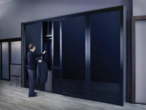 Custom Sliding Closet Doors Dark