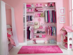 Cute Girls Closet Organizer