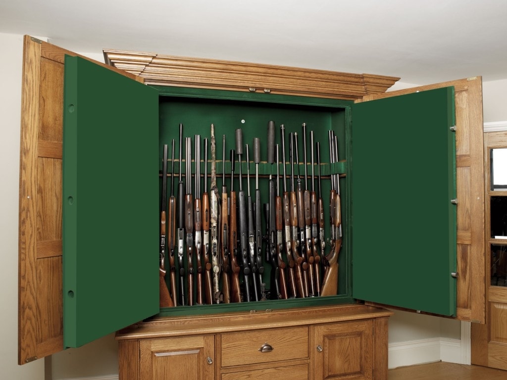 DIY Closet Gun Storage