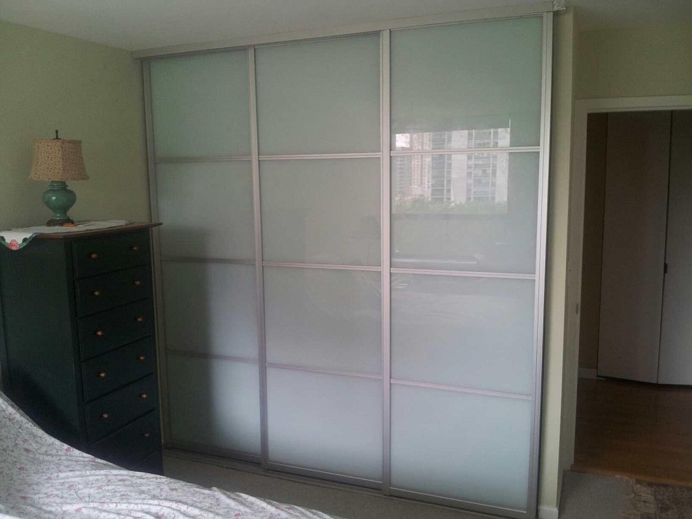 Frosted Glass Closet Doors For Bedroom