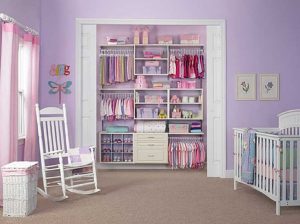 Girls Closet Organizer Open