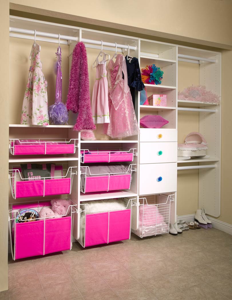 Girls Closet Organizer Rack