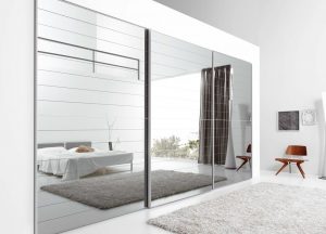 Large Mirrored Sliding Closet Doors