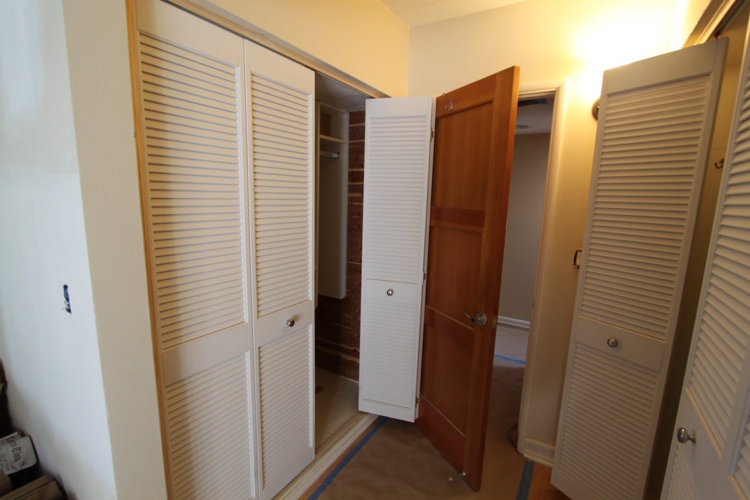 Louvered Closet Doors Custom Build — Randolph Indoor and Outdoor Design