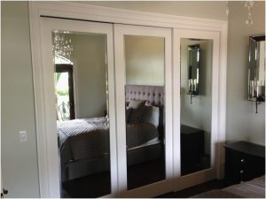 Mirror Tri Fold Closet Doors