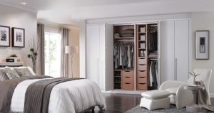 Modern Louvered Bifold Closet Doors