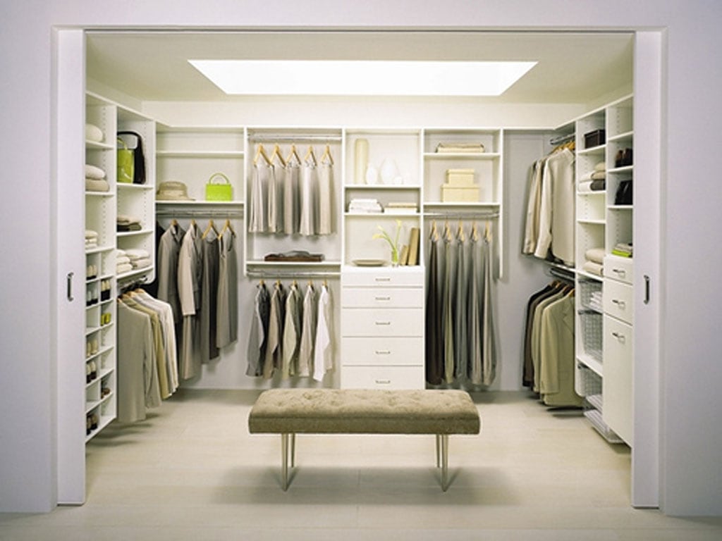 Modern White Closet Organizer Ideas