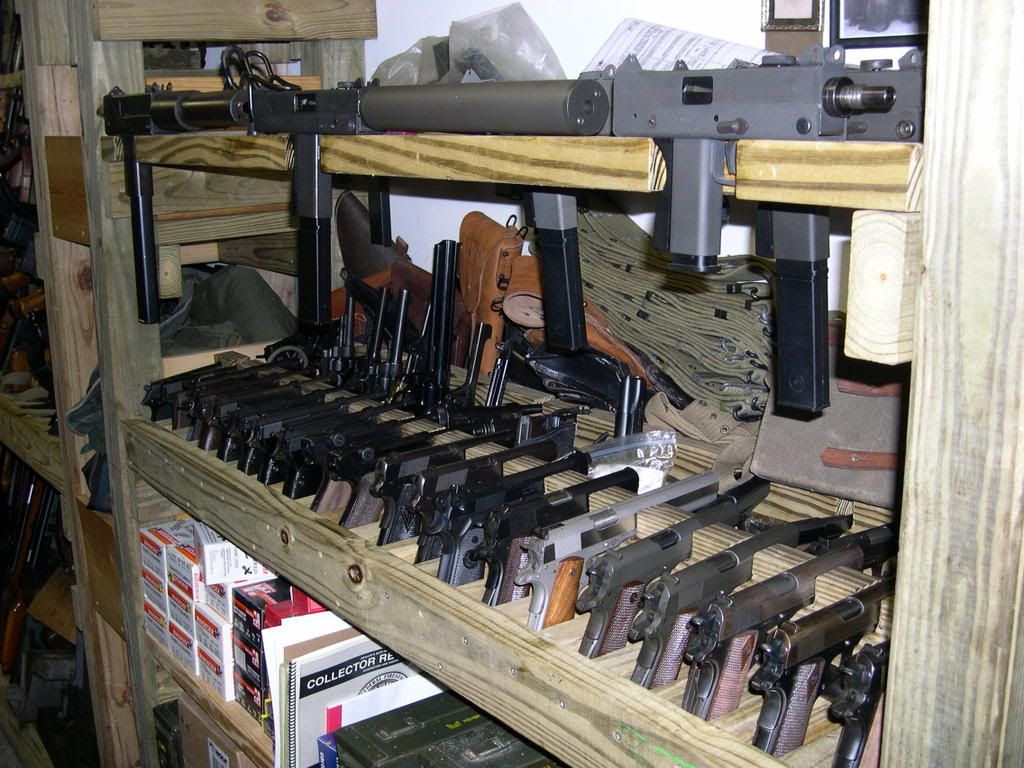 Rack Closet Gun Storage