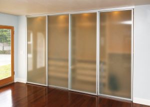 Sliding Frosted Glass Closet Doors