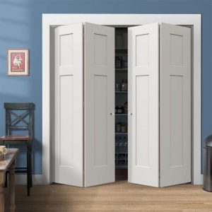 Tri Fold Closet Doors Wall