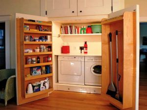 Utility Closet Storage Hidden