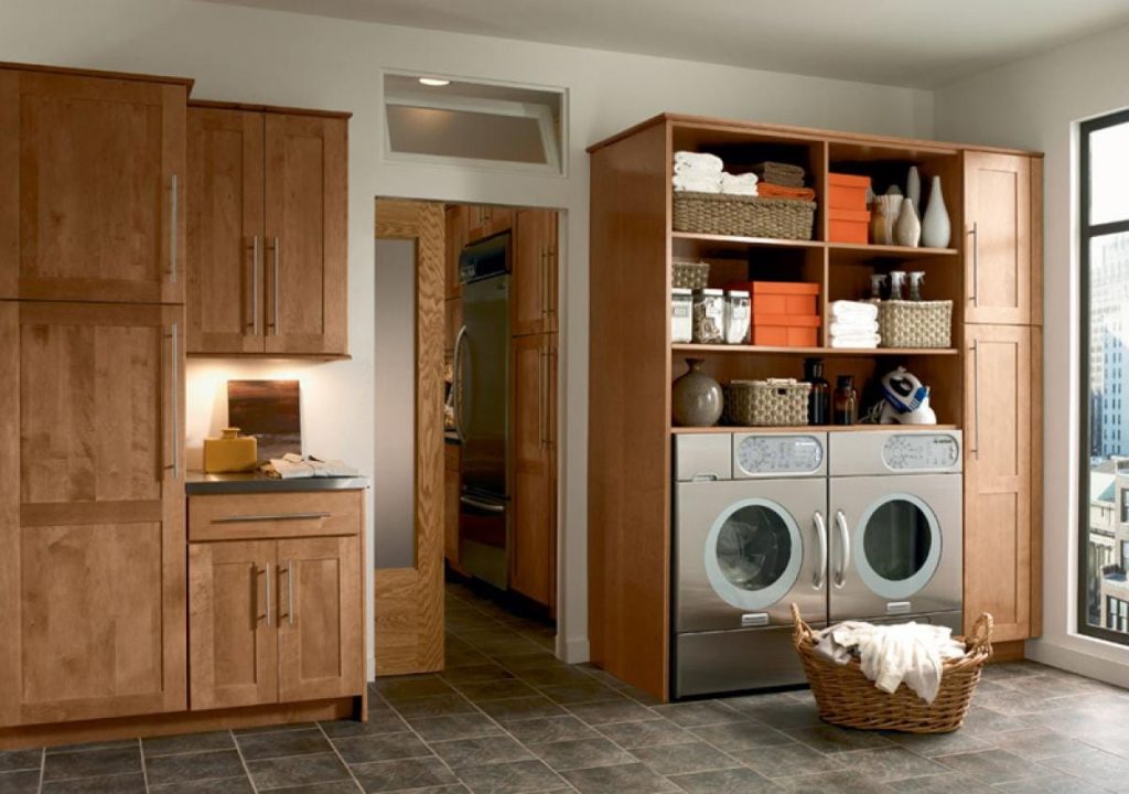 Utility Closet Storage Modern — Randolph Indoor and Outdoor Design