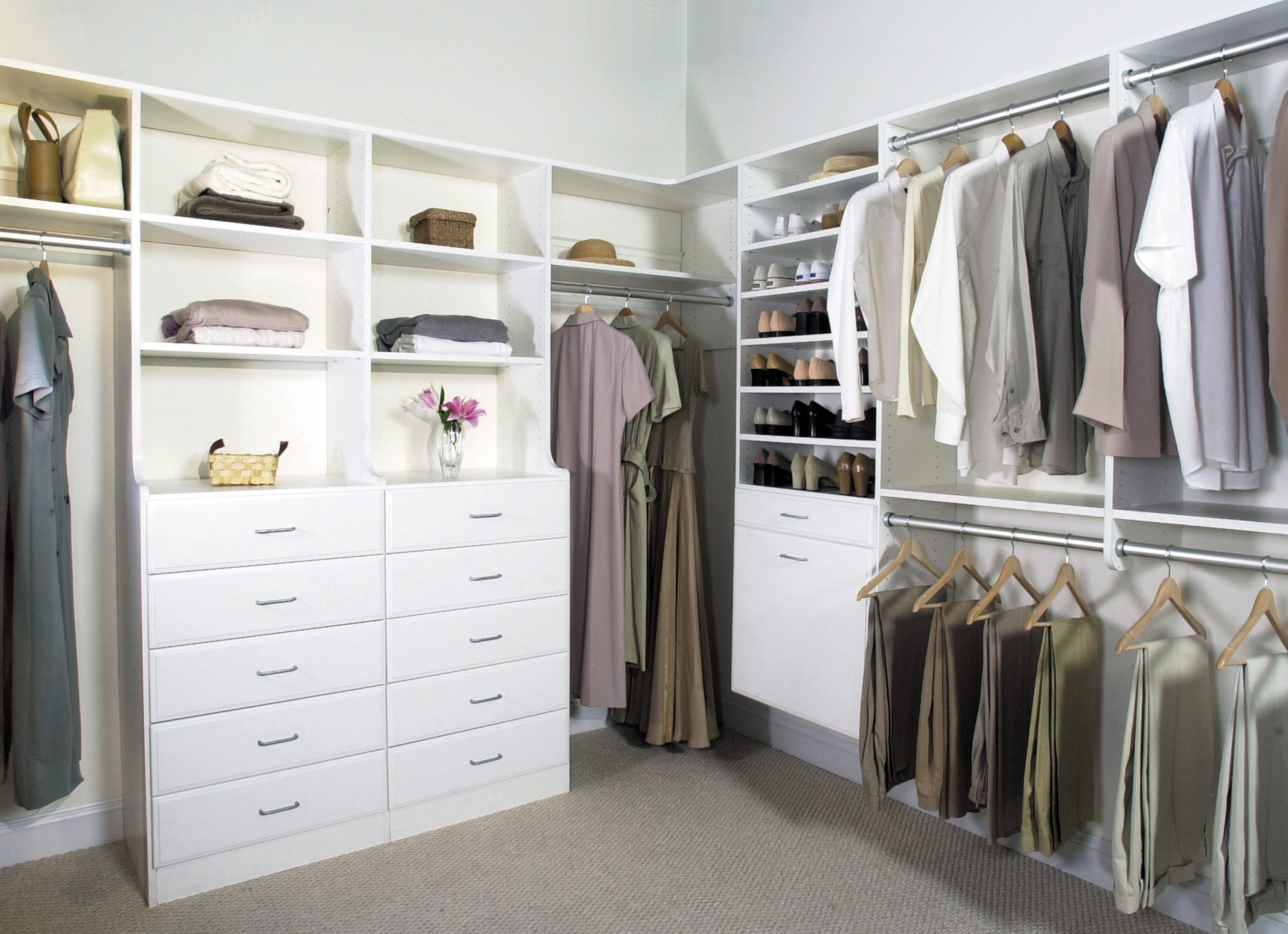 Walk In Closet Organizer Before And After