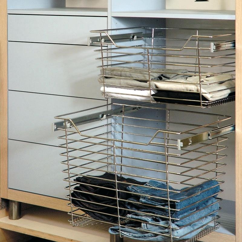 Wire Closet Organizer With Drawers Size
