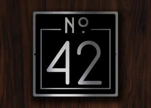 Decorative Lighted House Numbers