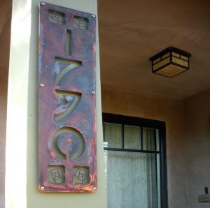 Decorative Metal House Numbers