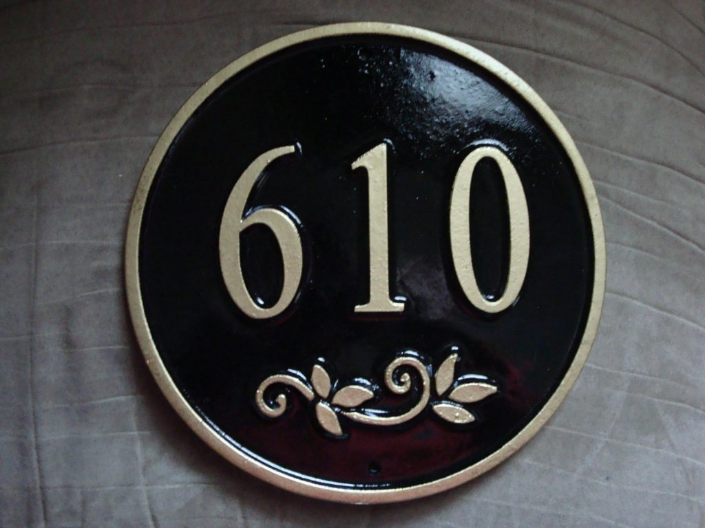 Decorative House Numbers And Signs — Randolph Indoor and Outdoor Design