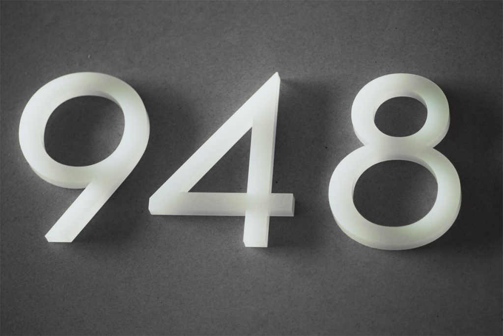 Decorative Street House Numbers — Randolph Indoor and Outdoor Design