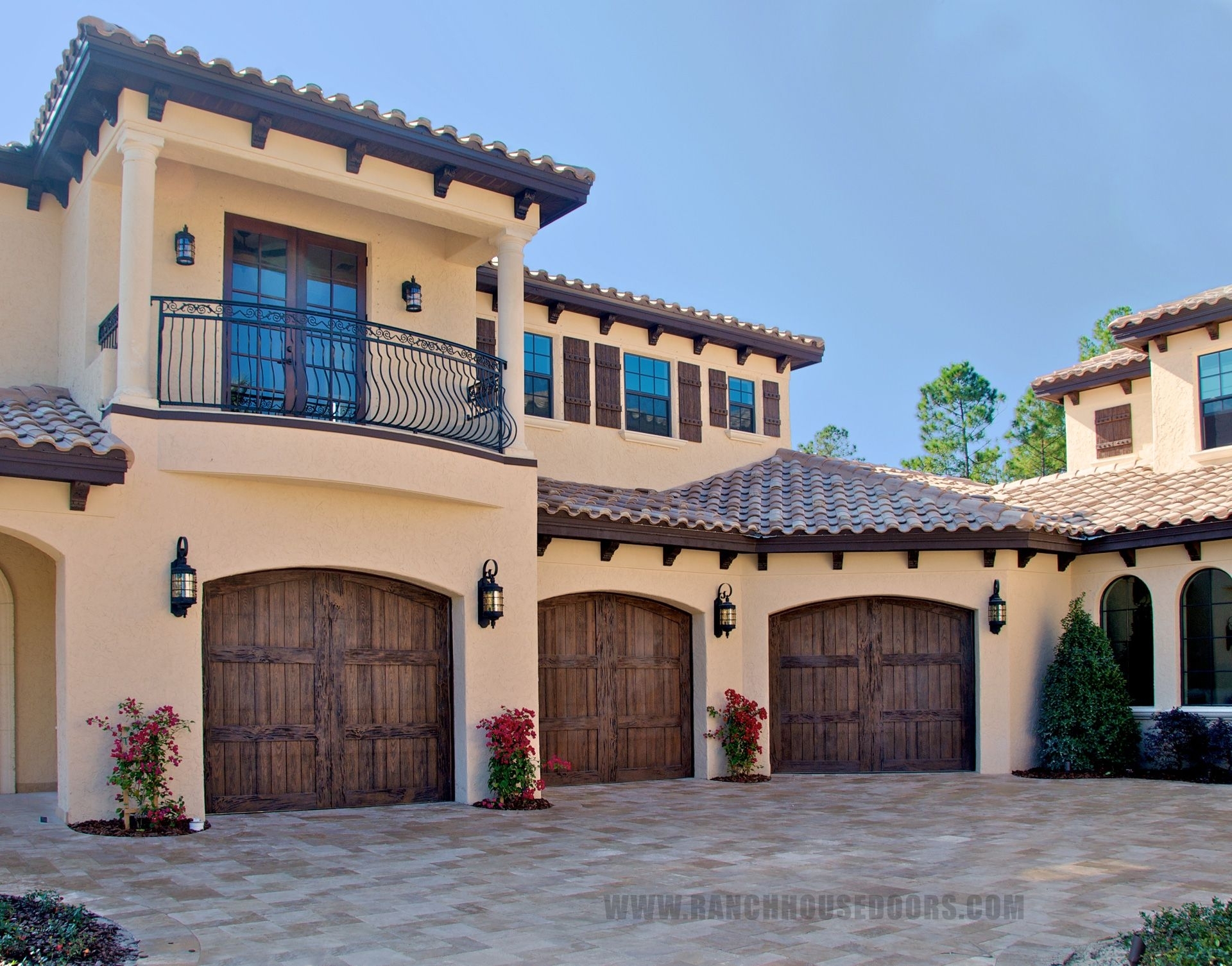 Faux Wood Carriage Garage Doors — Randolph Indoor and Outdoor Design