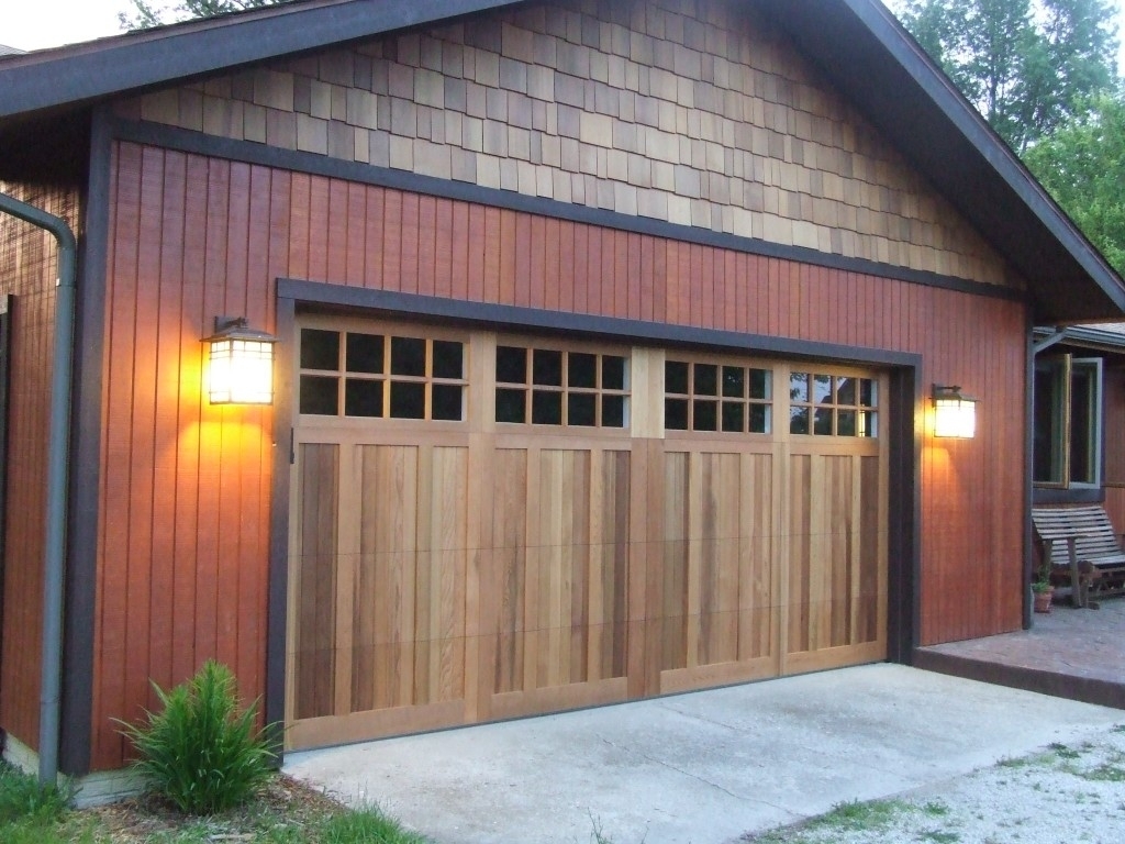 Simple Faux Wood Garage Doors — Randolph Indoor and Outdoor Design