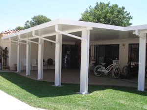 Aluminum Wood Patio Cover White