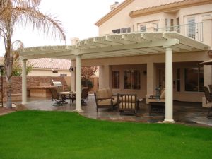 Backyard Patio Cover Lattice