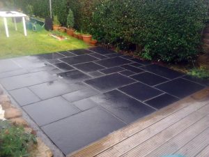 Backyard Slate Patio Ideas