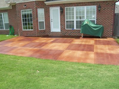 Backyard Stamped Concrete Patio Ideas DIY — Randolph Indoor and Outdoor