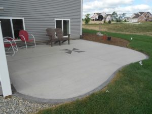 Concrete Patio Design Ideas Gray