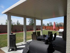 Large Aluminum Wood Patio Cover