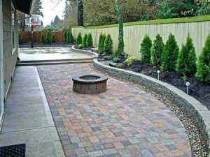 Modern Concrete Slab Patio