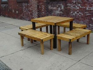 Pallet Patio Ideas Table And Chairs