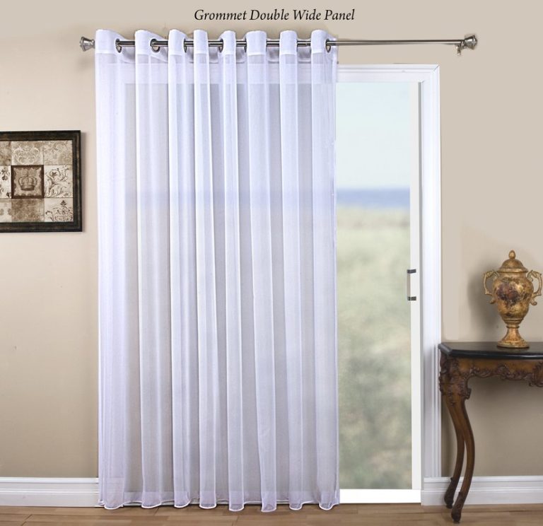 Patio Door Window Treatment Ideas White — Randolph Indoor and Outdoor Design
