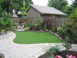 Small Patio Landscaping Ideas Grass