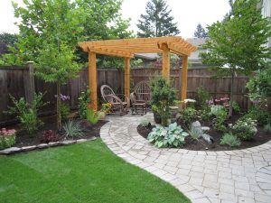 Small Patio Landscaping Ideas Pergola