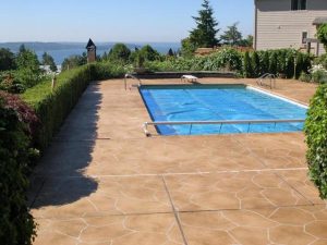 Stained Concrete Patio Ideas Floor