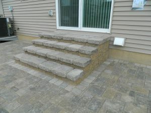 Stair Patio Paver Design Ideas
