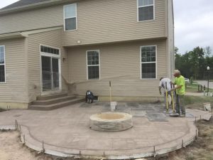 Stamped Concrete Patio Ideas and Steps